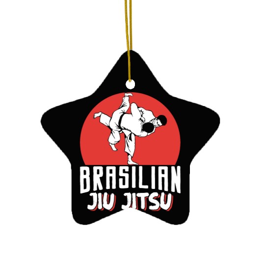 Brazilian Jiu Jitsu MMA Bjj Hugger Ceramic Ornaments