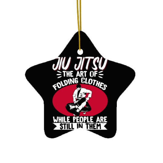 Brazilian Jiu Jitsu MMA Bjj Hugger Ceramic Ornaments