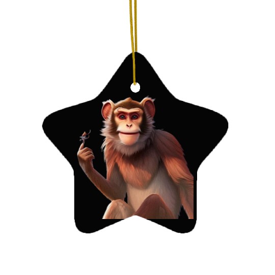 monkey Ceramic Ornaments