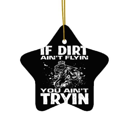 Motocross Kids Motocross Mud Ceramic Ornaments