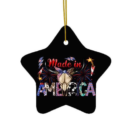Made İn America Ceramic Ornaments