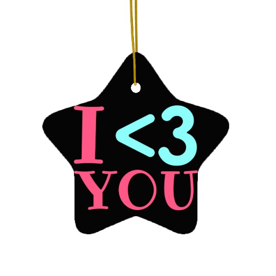 I Love You, Heart, Cool, Marriage, Wedding, bride Ceramic Ornaments