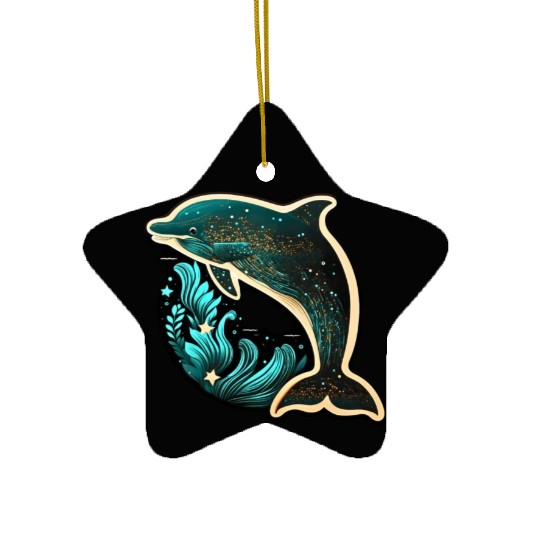 Dolphin Ceramic Ornaments