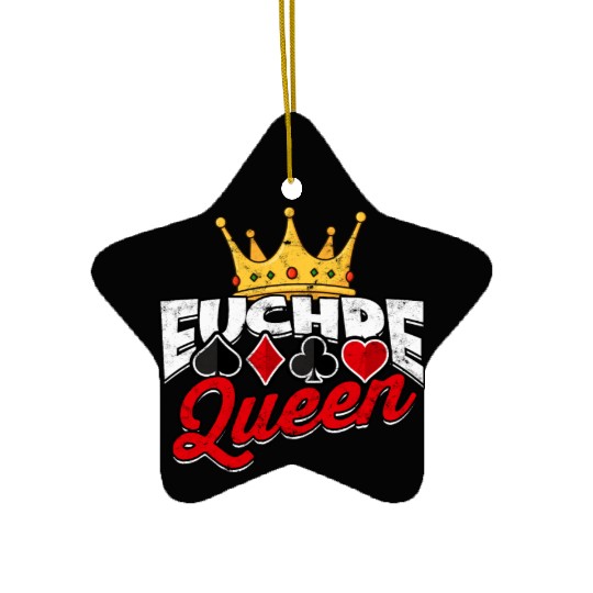 Card Game Games Playing Card Poker Euchre Ceramic Ornaments