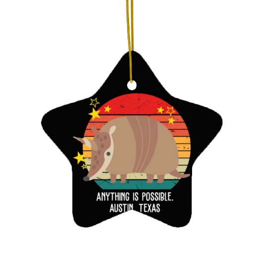Anything Is Impossible. Austin, Texas Apparel Ceramic Ornaments