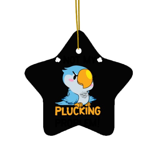 Chicken Mean Pet Plucking Angry Farm Animal Ceramic Ornaments