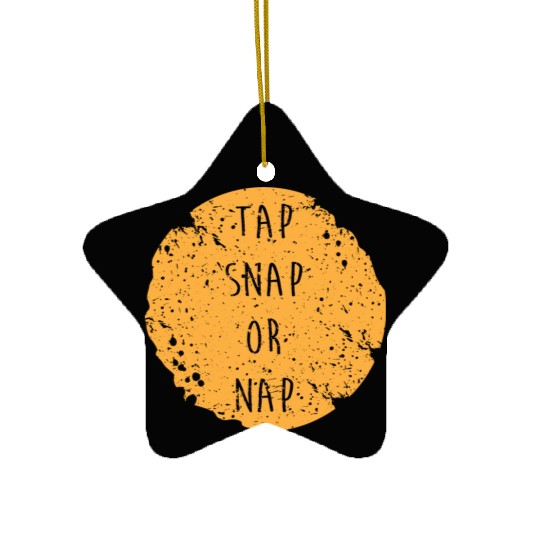 Funny Bjj Mma Jiu Jitsu Tap Snap Or Nap Ceramic Ornaments