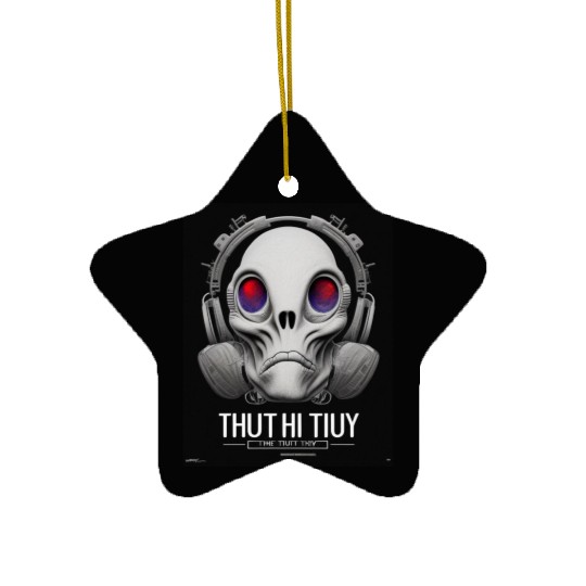 The Truth is Out There a design featuring alien Ceramic Ornaments