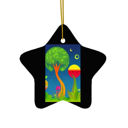 Trippy Visual Dream Creative Different Art Modern Ceramic Ornaments