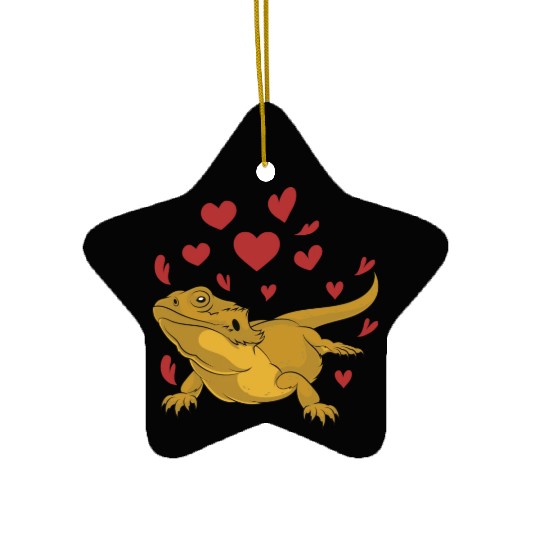 Animal Bearded Dragon Lover Reptile Bearded Dragon Ceramic Ornaments