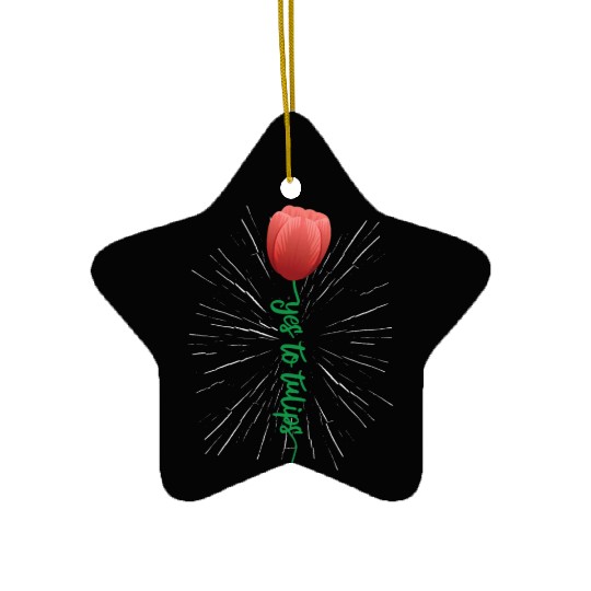 Tulip Gardening Tulips Ceramic Ornaments