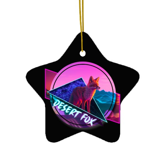 Desert Fox 1980s Original / 砂漠のキツネ Ceramic Ornaments