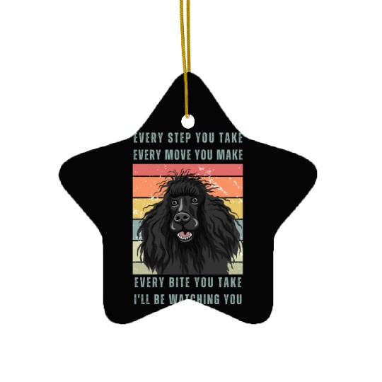 Every Bite You Take - Poodle Ceramic Ornaments