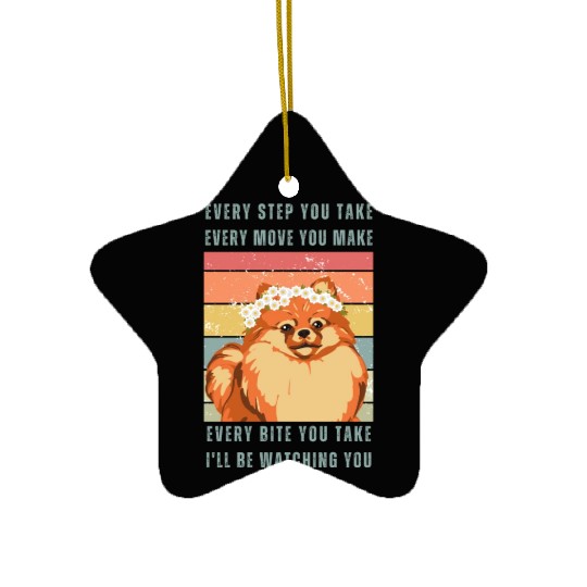 Every Bite You Take - Pomeranian Ceramic Ornaments