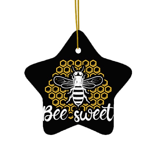 Beekeeping Romantic Honey Lover Ceramic Ornaments