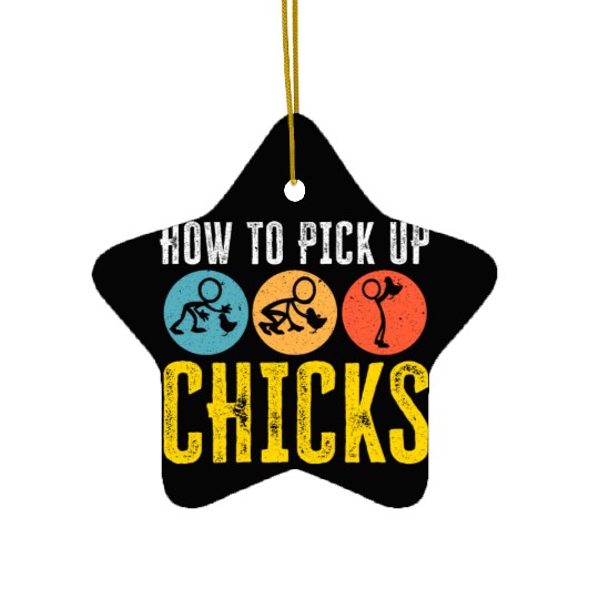 Chicken Farmer Chicken Whisperer Farm Animal Ceramic Ornaments