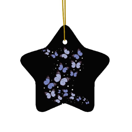 Butterfly Nature Garden Women Butterflies Ceramic Ornaments