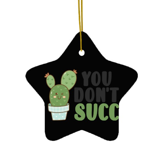 Plant Lover Cute Succulents Cacti Plants Ceramic Ornaments