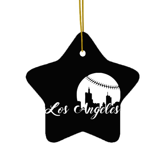 Los Angeles Ceramic Ornaments