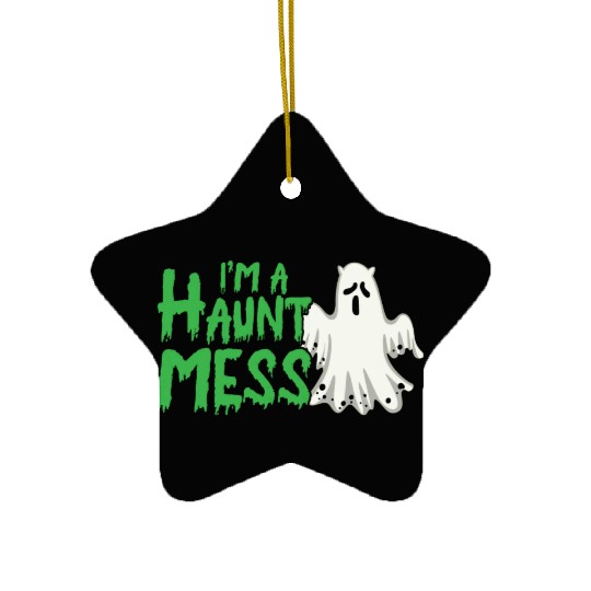 Halloween Paranormal Ghost Hunters Horror Fans Ceramic Ornaments