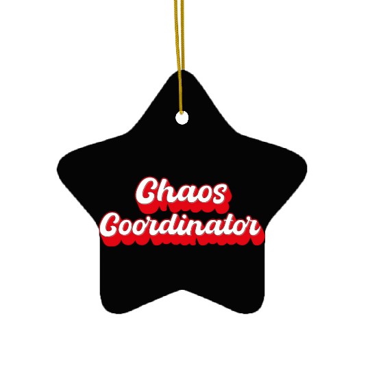 Chaos Coordinator Ceramic Ornaments