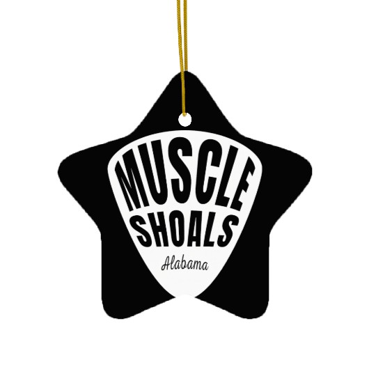 Muscle Shoals Albm Guitar Pick Music Recording Ceramic Ornaments