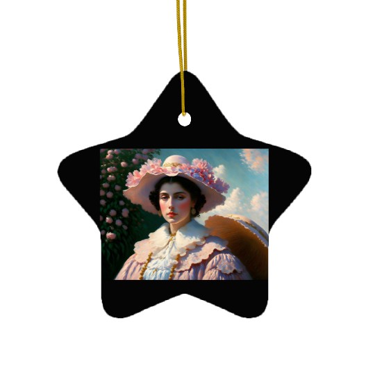 sad woman Ceramic Ornaments