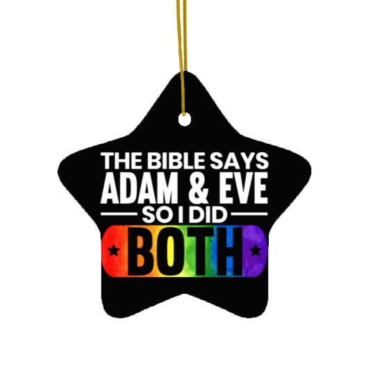 Gay Rights Rainbow Pride Month LGBTQ Gay Pride Ceramic Ornaments