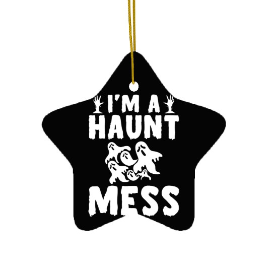 Halloween Paranormal Ghost Hunters Horror Fans Ceramic Ornaments