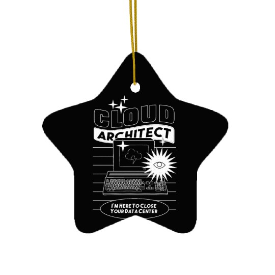 Retro computer technology Ceramic Ornaments