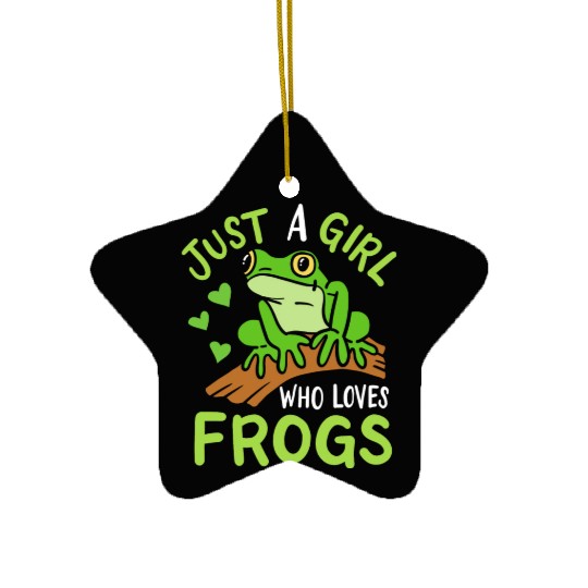 Frog Toad Frog Lover Ceramic Ornaments