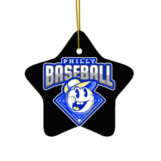 PHILLY BASEBALL Ceramic Ornaments