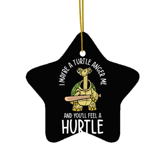 Mean Turtle Reptile Nature Turtle Lover Aquatic Ceramic Ornaments