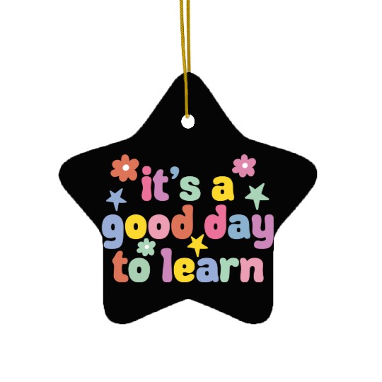 It's a good Day to learn - Cute Vintage Ceramic Ornaments