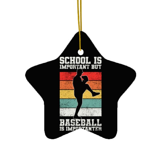 Baseball Pitcher Baseball Player Ceramic Ornaments