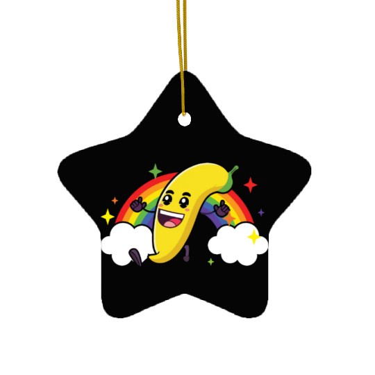 Gay Rights Rainbow Pride Month LGBTQ Gay Pride Ceramic Ornaments