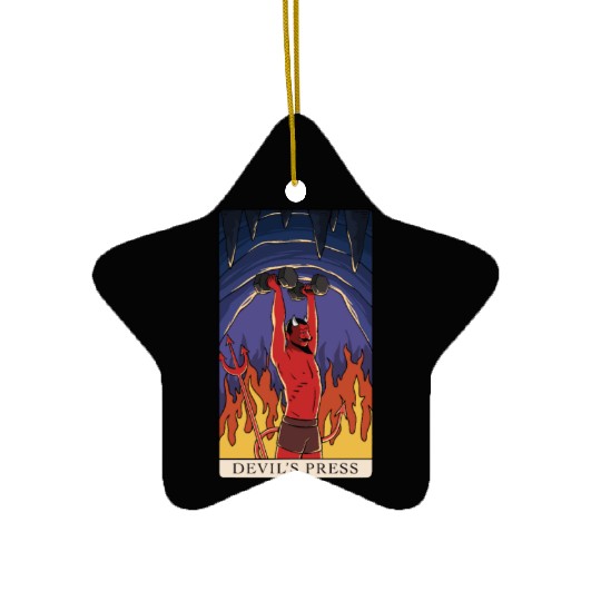 Tarot Devils Press Fitness Gym Bodybuilding Ceramic Ornaments