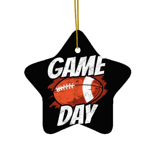 Game Day Ceramic Ornaments