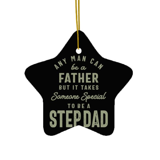 Step Dad - The Special One - Father's Day Ceramic Ornaments