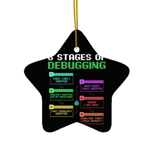 Computer Science Programmer Hacker IT Geek Ceramic Ornaments