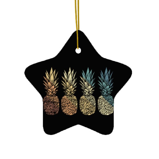 Pineapple sweet Fruit tropical Ceramic Ornaments