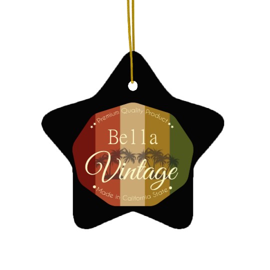 Bella Vintage design Ceramic Ornaments