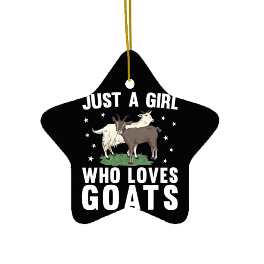 Cool Goat For Women Girls Goat Whisperer Farm Ceramic Ornaments