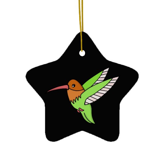 A Sweet Hummingbird Ceramic Ornaments