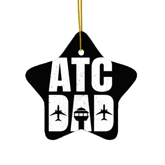 Great ATC Dad Outfit Air Traffic Controller Ceramic Ornaments