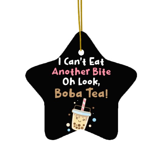 Bubble Tea Lover Boba Tea Drinker Korean Drink Ceramic Ornaments