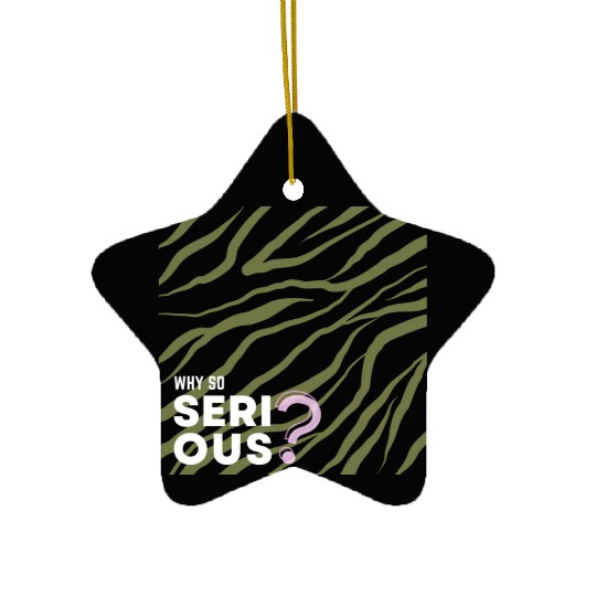 Why So Serious? Ceramic Ornaments