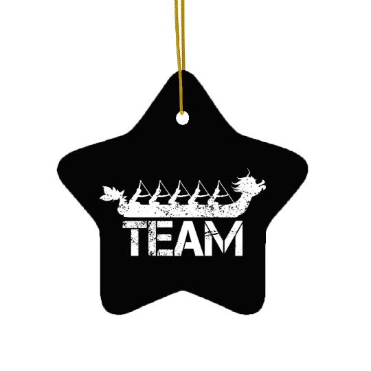Dragon Boat Racing Team Ceramic Ornaments
