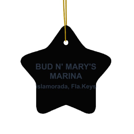 70s Bud n Mary s Marina Florida Keys Ceramic Ornaments