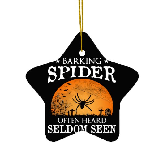 Halloween Barking Spider Funny Halloween Pumpkin Ceramic Ornaments